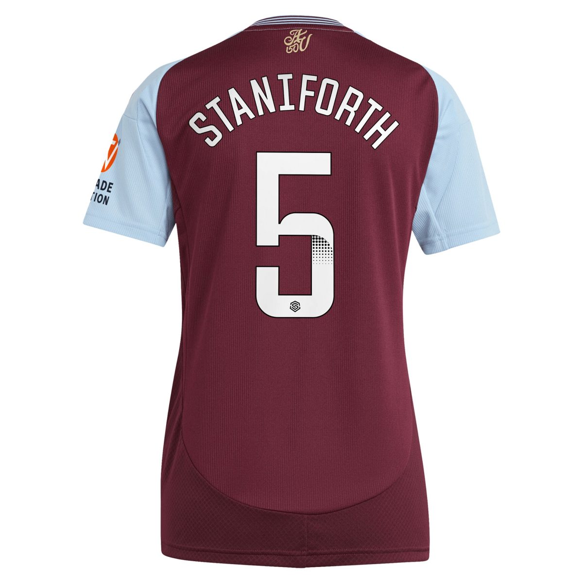 aston villa wsl adidas home shirt 2024-25 – womens with staniforth 5 printing Collection - Official Aston Villa Kits