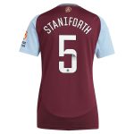 aston villa wsl adidas home shirt 2024-25 – womens with staniforth 5 printing Collection - Official Aston Villa Kits