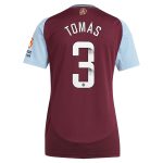 aston villa wsl adidas home shirt 2024-25 – womens with tomás 3 printing Collection - Official Aston Villa Kits
