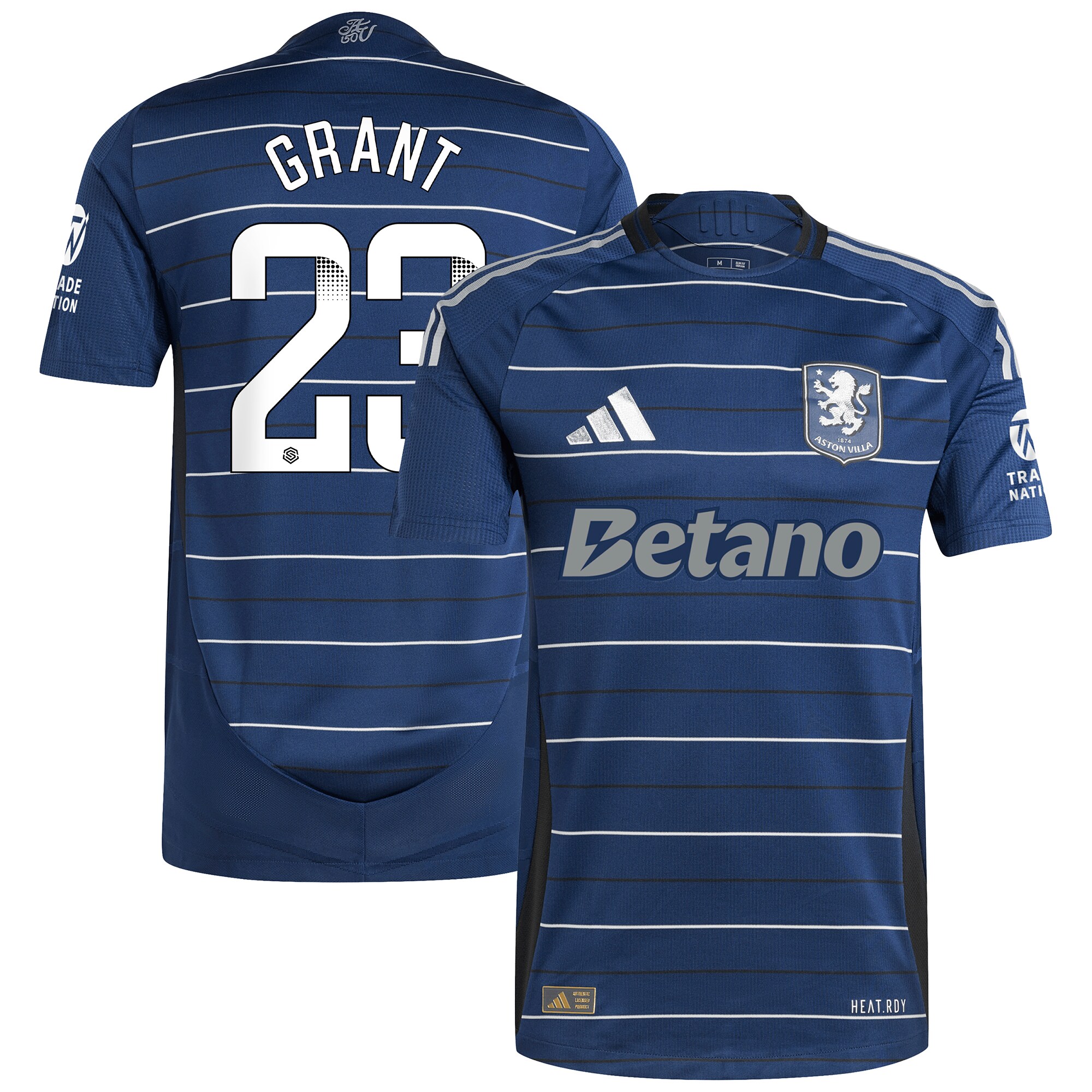 aston villa wsl adidas third authentic shirt 2024-25 with grant 23 printing Collection - Official Aston Villa Kits