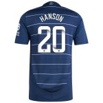 aston villa wsl adidas third authentic shirt 2024-25 with hanson 20 printing Collection - Official Aston Villa Kits