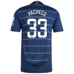 aston villa wsl adidas third authentic shirt 2024-25 with pacheco 33 printing Collection - Official Aston Villa Kits