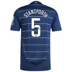 aston villa wsl adidas third authentic shirt 2024-25 with staniforth 5 printing Collection - Official Aston Villa Kits
