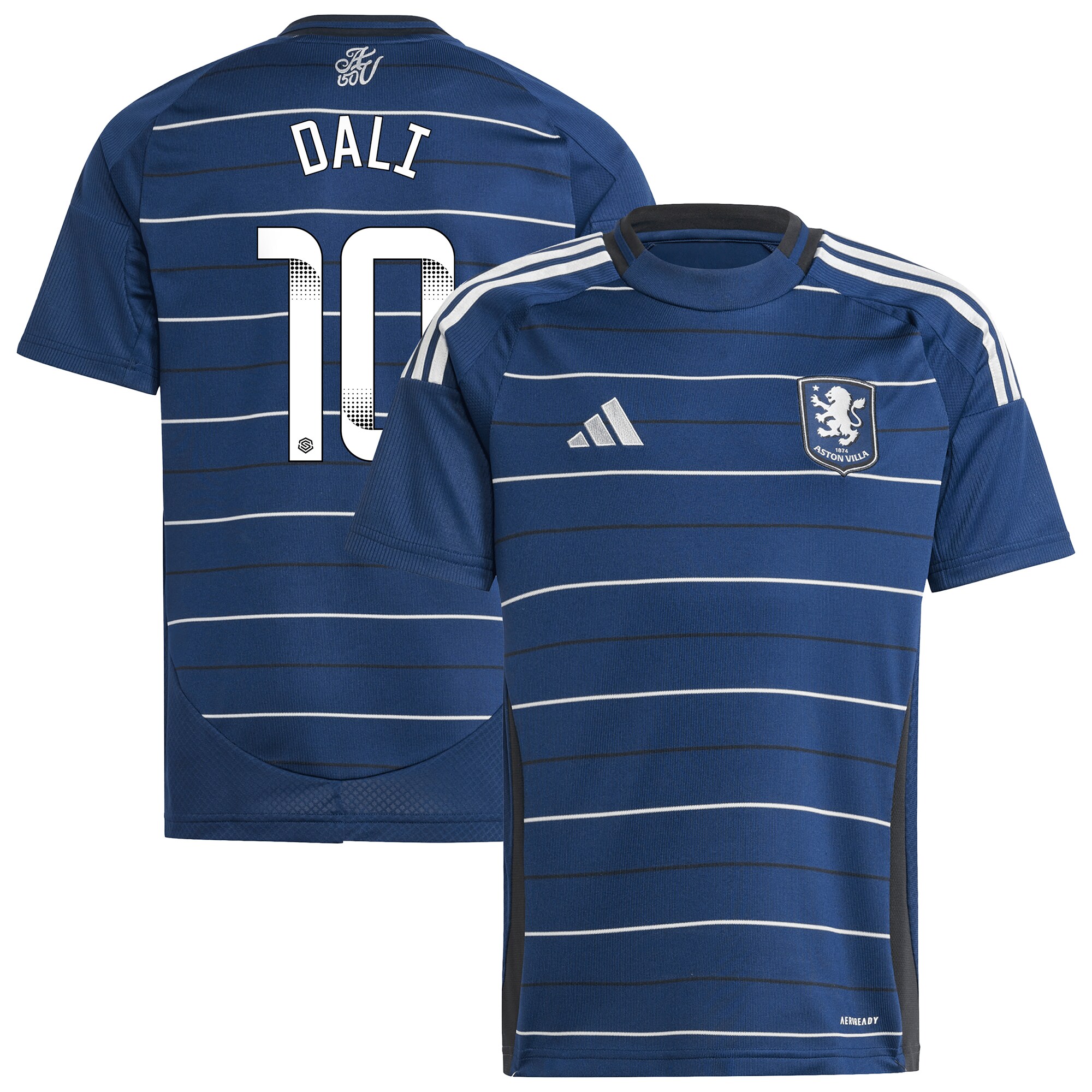 aston villa wsl adidas third shirt 2024-25 – kids with dali 10 printing Collection - Official Aston Villa Kits