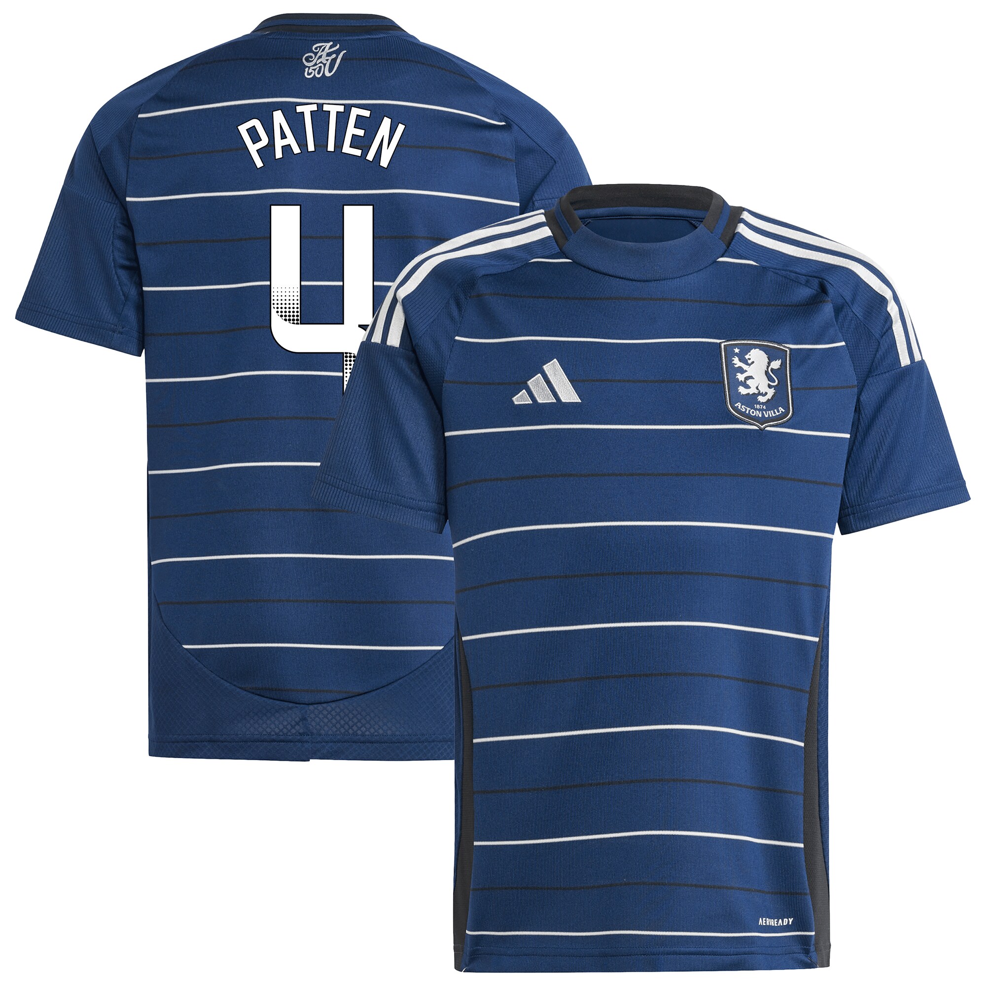 aston villa wsl adidas third shirt 2024-25 – kids with patten 4 printing Collection - Official Aston Villa Kits