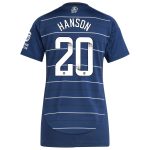 aston villa wsl adidas third shirt 2024-25 – womens with hanson 20 printing Collection - Official Aston Villa Kits