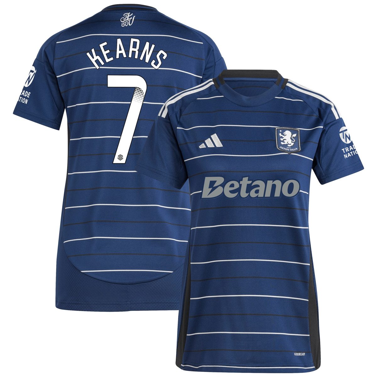 aston villa wsl adidas third shirt 2024-25 – womens with kearns 7 printing Collection - Official Aston Villa Kits