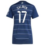 aston villa wsl adidas third shirt 2024-25 – womens with salmon 17 printing Collection - Official Aston Villa Kits
