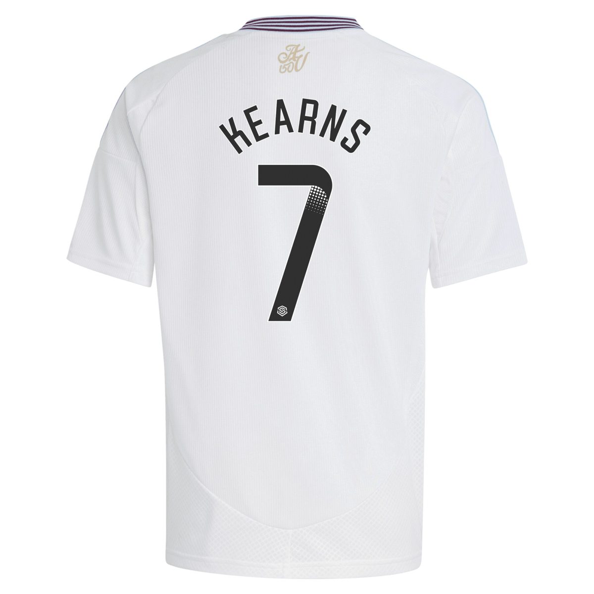 aston villa wsl away shirt 2024-25 – kids with kearns 7 printing Collection - Official Aston Villa Kits