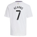 aston villa wsl away shirt 2024-25 – kids with kearns 7 printing Collection - Official Aston Villa Kits