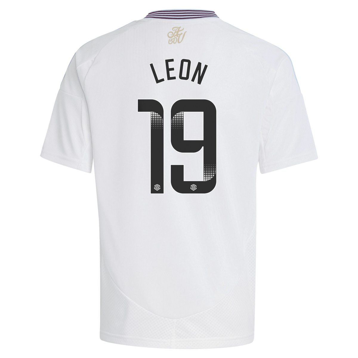 aston villa wsl away shirt 2024-25 – kids with leon 19 printing Collection - Official Aston Villa Kits