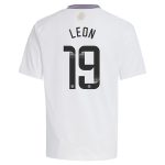 aston villa wsl away shirt 2024-25 – kids with leon 19 printing Collection - Official Aston Villa Kits