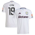 aston villa wsl away shirt 2024-25 with leon 19 printing Collection - Official Aston Villa Kits
