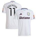 aston villa wsl away shirt 2024-25 with robinson 11 printing Collection - Official Aston Villa Kits