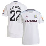 aston villa wsl away shirt 2024-25 – womens with baijings 22 printing Collection - Official Aston Villa Kits