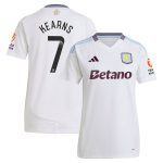 aston villa wsl away shirt 2024-25 – womens with kearns 7 printing Collection - Official Aston Villa Kits
