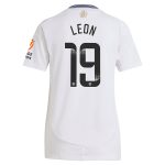 aston villa wsl away shirt 2024-25 – womens with leon 19 printing Collection - Official Aston Villa Kits