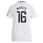 aston villa wsl away shirt 2024-25 – womens with maritz 16 printing Collection - Official Aston Villa Kits
