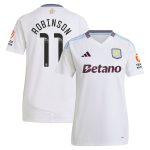 aston villa wsl away shirt 2024-25 – womens with robinson 11 printing Collection - Official Aston Villa Kits