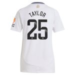 aston villa wsl away shirt 2024-25 – womens with taylor 25 printing Collection - Official Aston Villa Kits